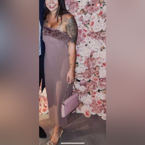 Elliatt Dress in lilac/ burgundy color - Picture 1 of 4